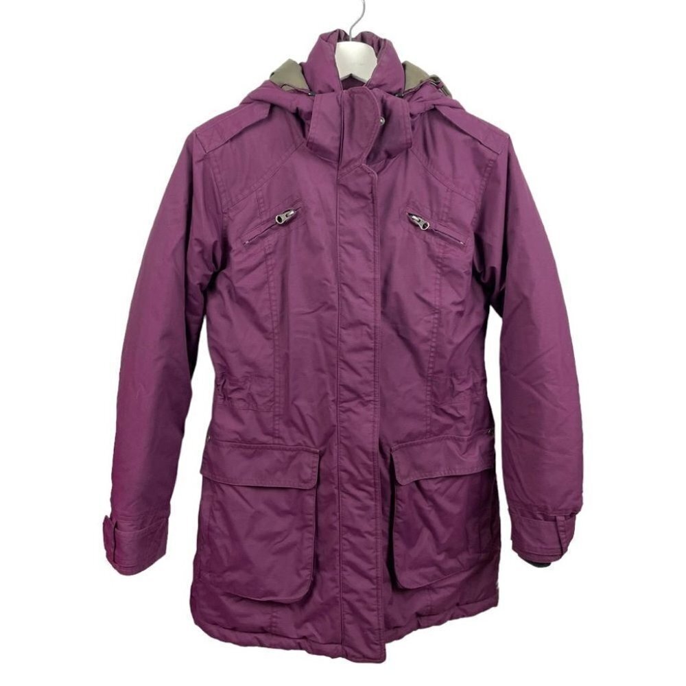 ** MEC Plum Insulated Waterproof Parka Size S